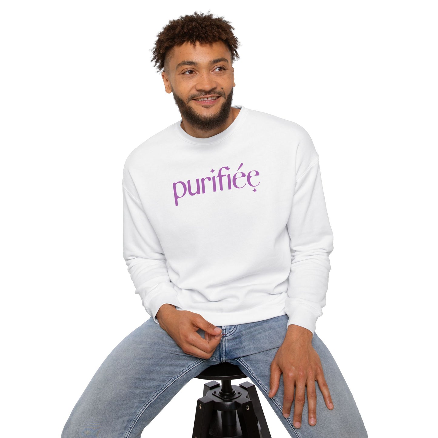 Purifiée Comfortable Unisex Drop Shoulder Sweatshirt