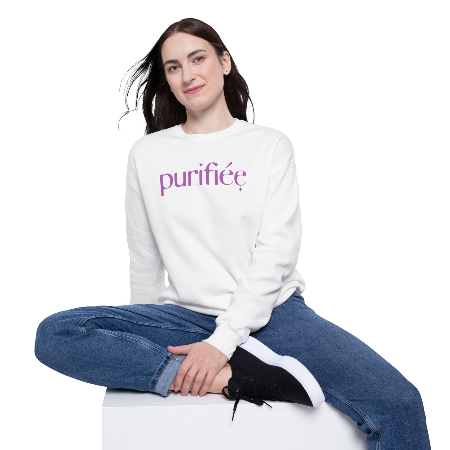 Purifiée Comfortable Unisex Drop Shoulder Sweatshirt