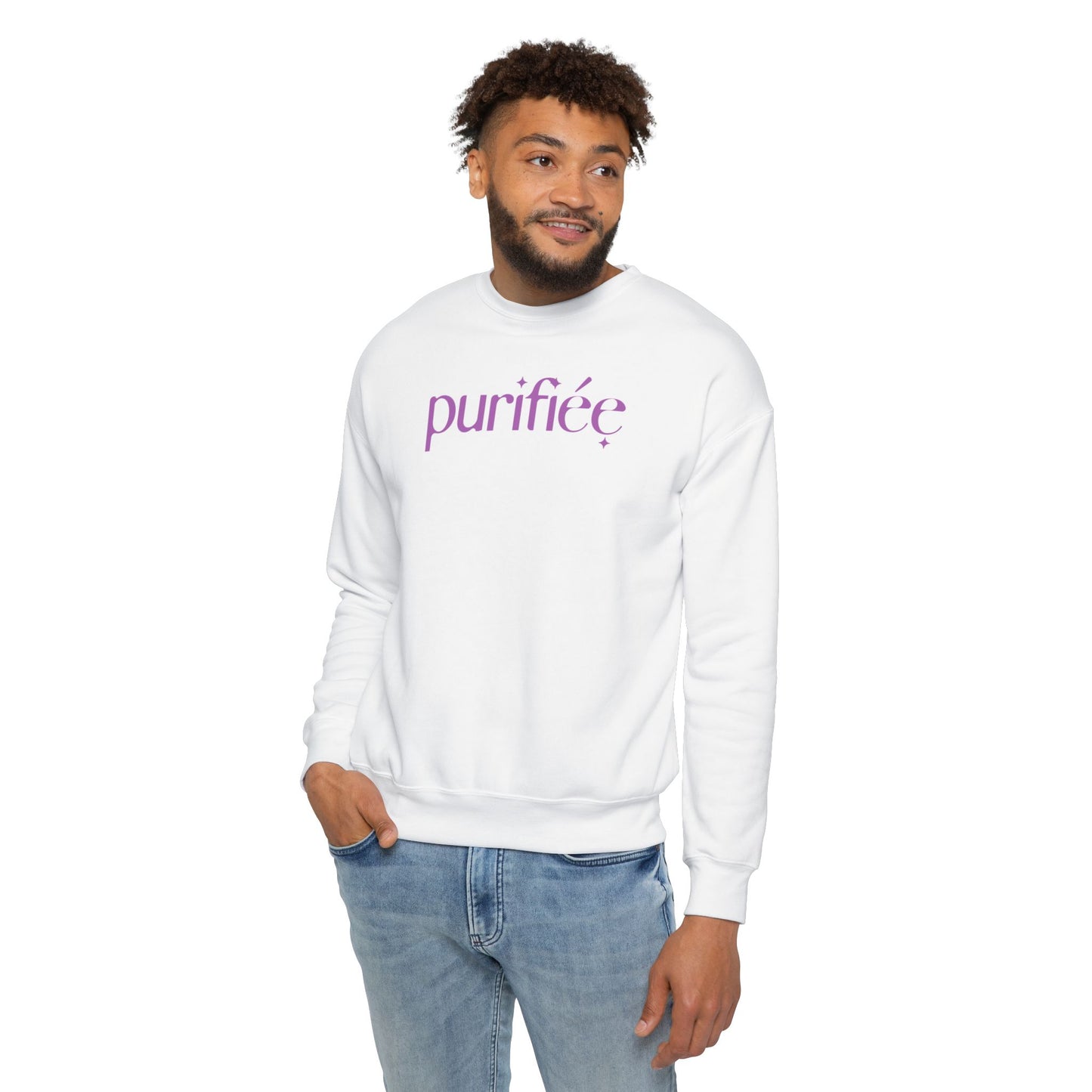 Purifiée Comfortable Unisex Drop Shoulder Sweatshirt