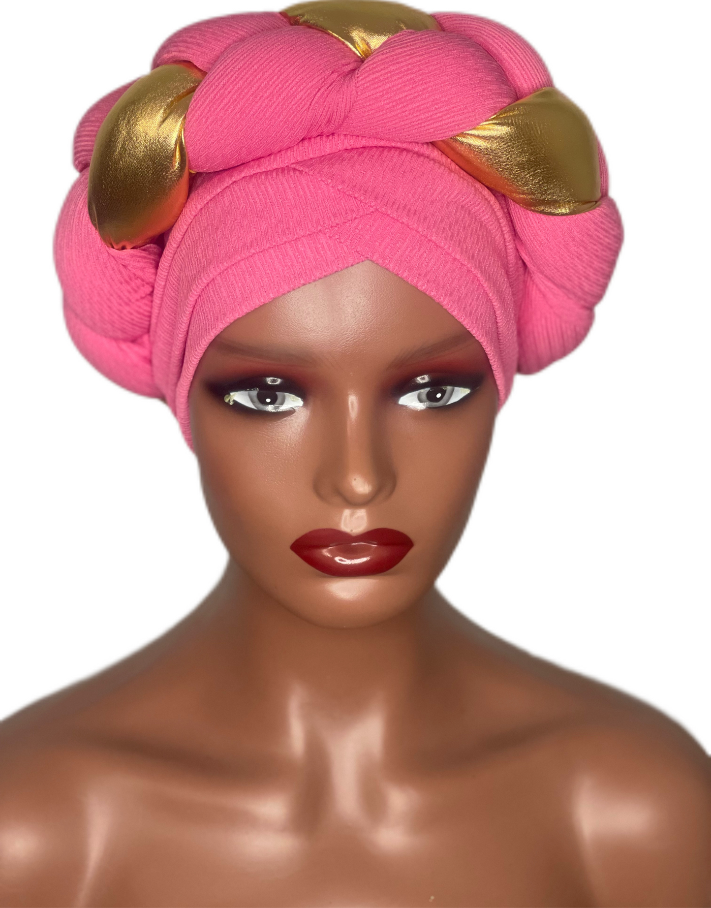 Purifiée Twist Golden Braid Turban Hat