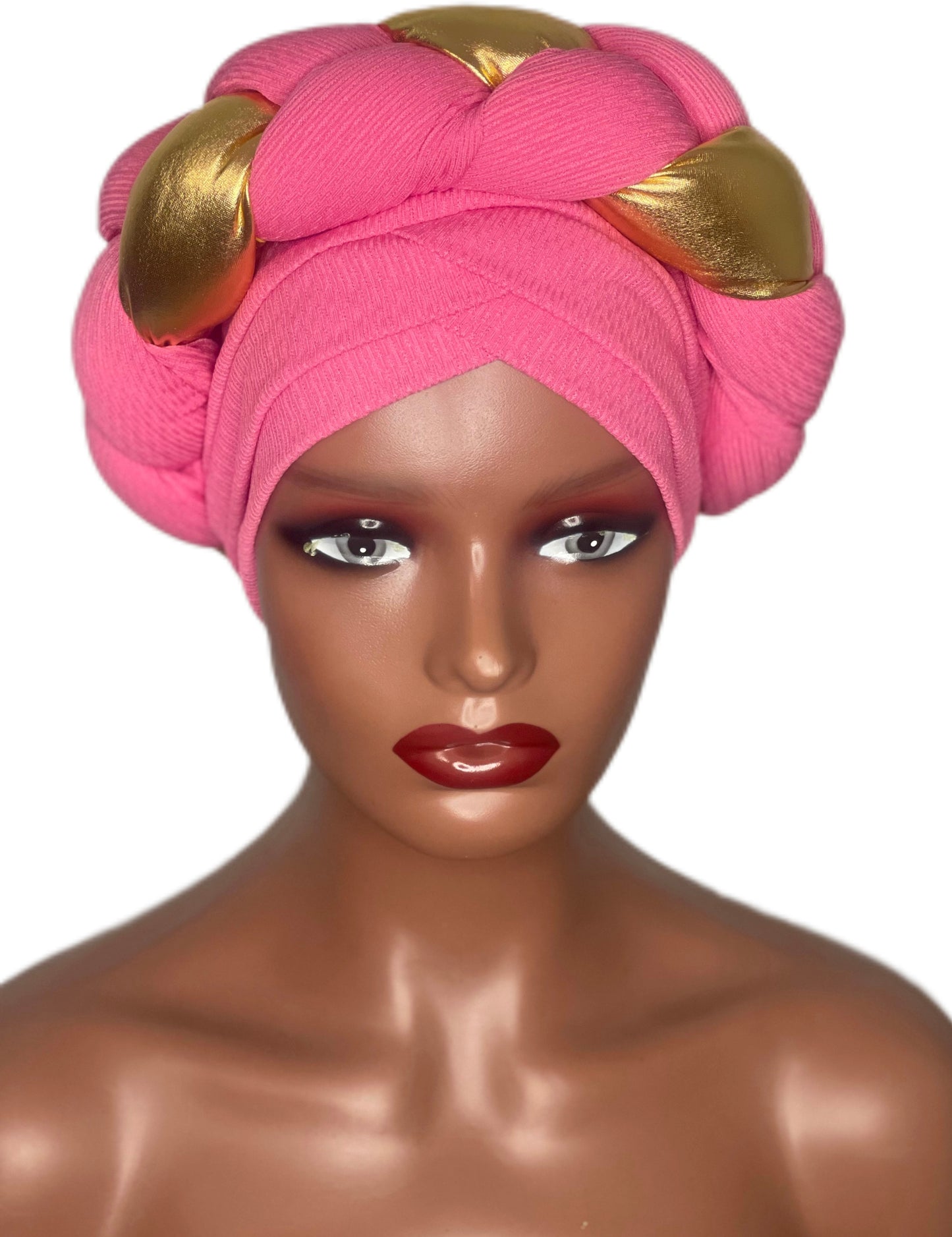 Purifiée Twist Golden Braid Turban Hat