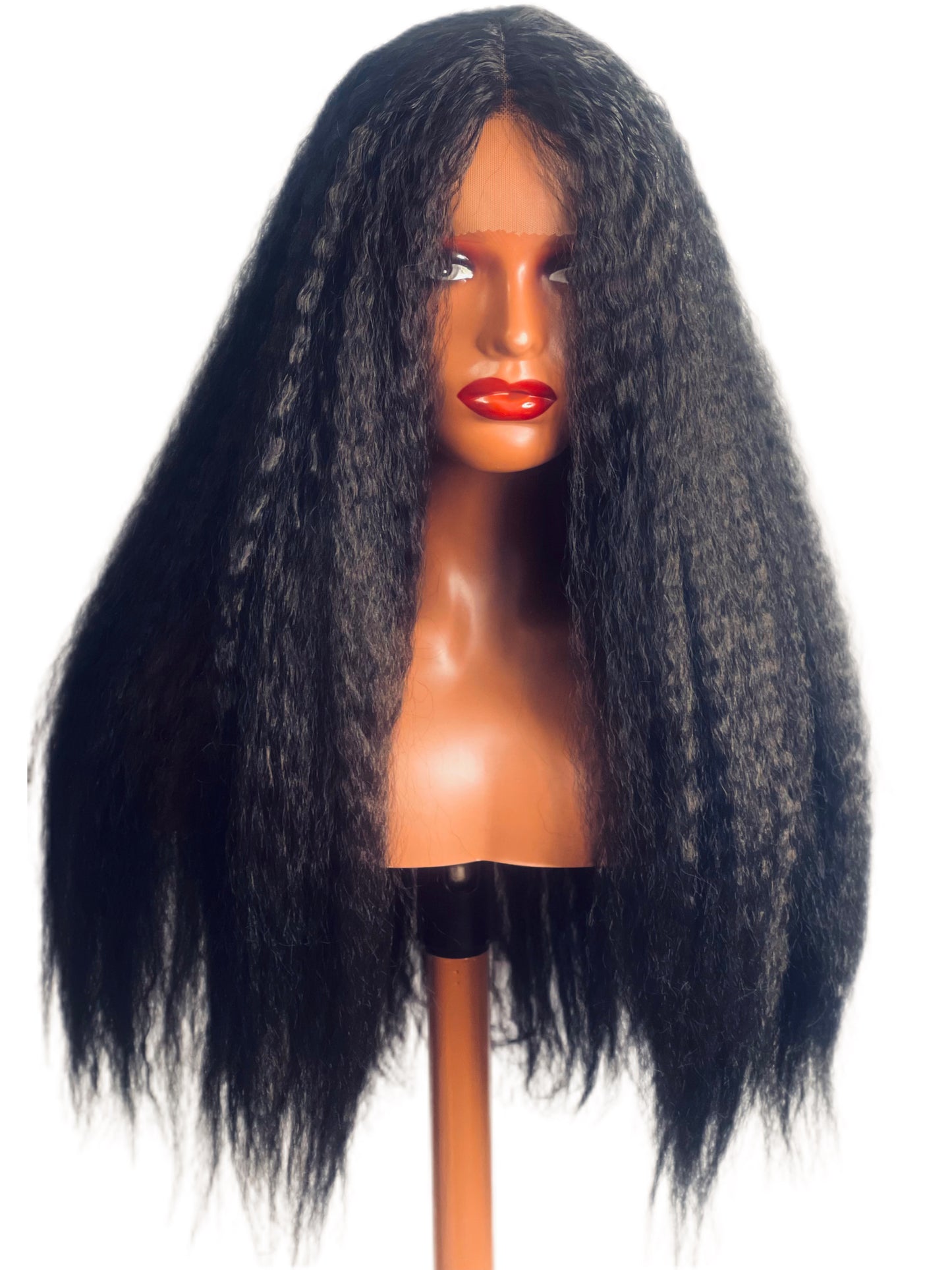 Kinky Synthetic Lace Front Wig